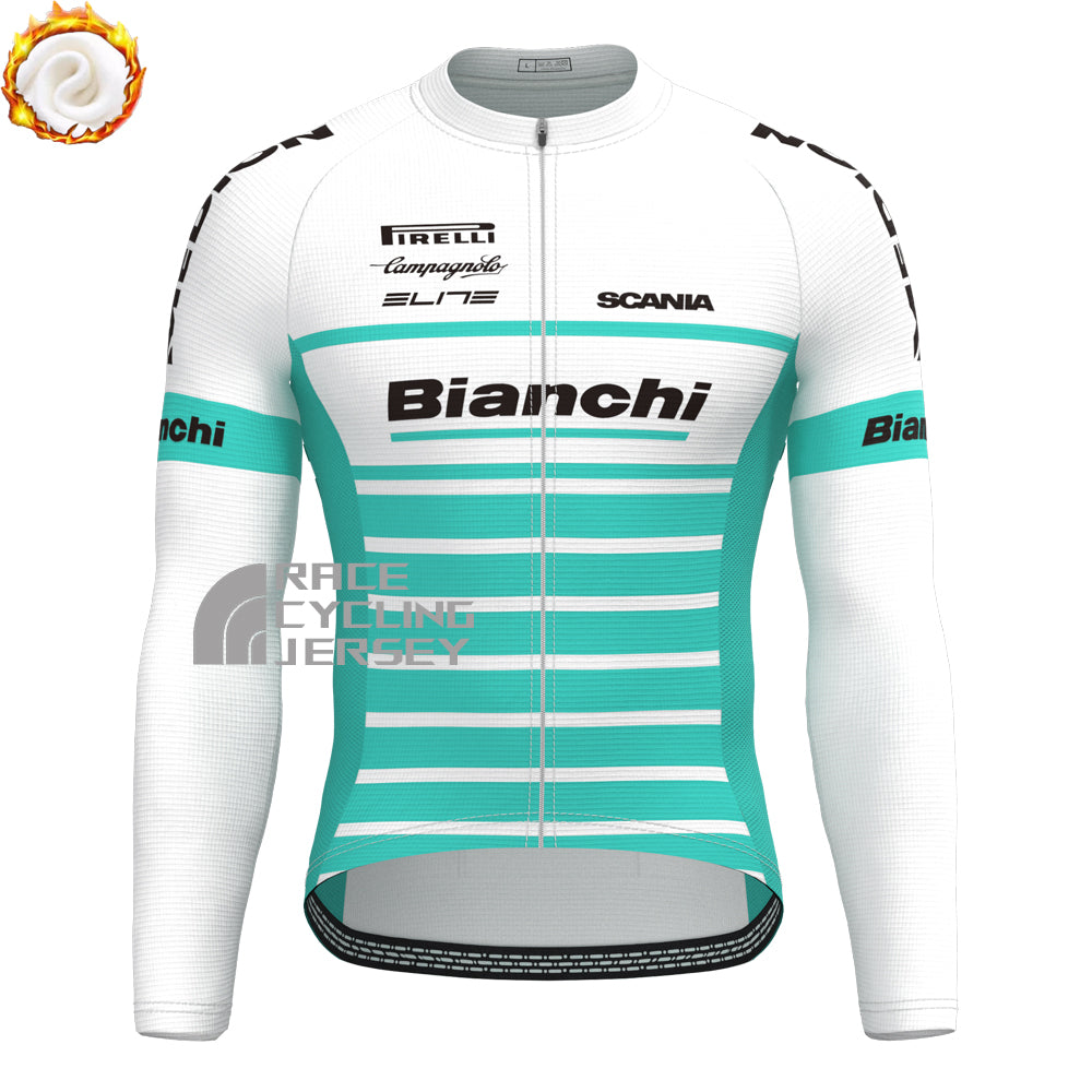 MEDION Bianchi Fleece Long Cycling Jersey