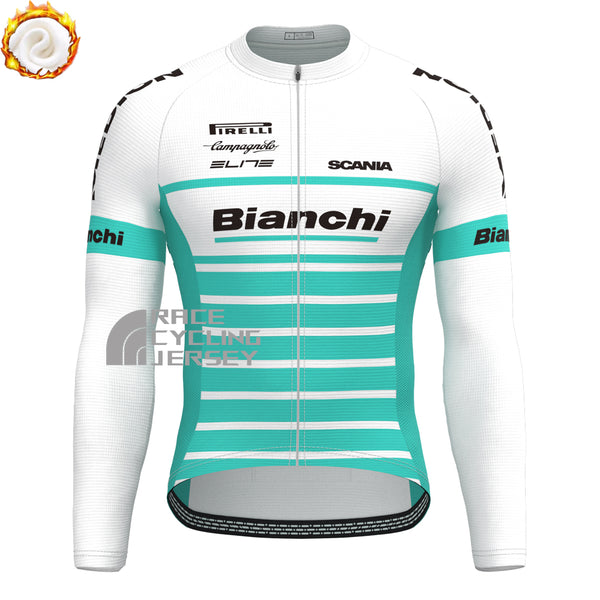 MEDION Bianchi Fleece Long Cycling Jersey