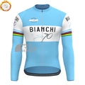 70 Bianchi Fleece Long Cycling Jersey