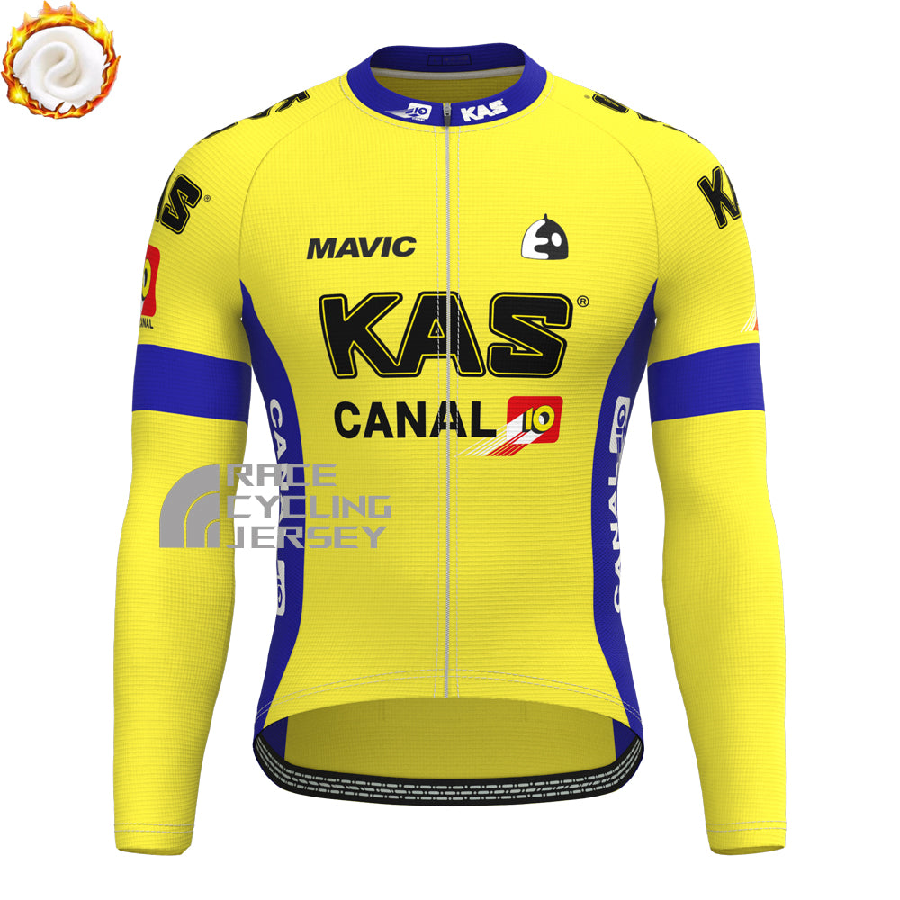 KAS Fleece Long Sleeves Cycling Kits