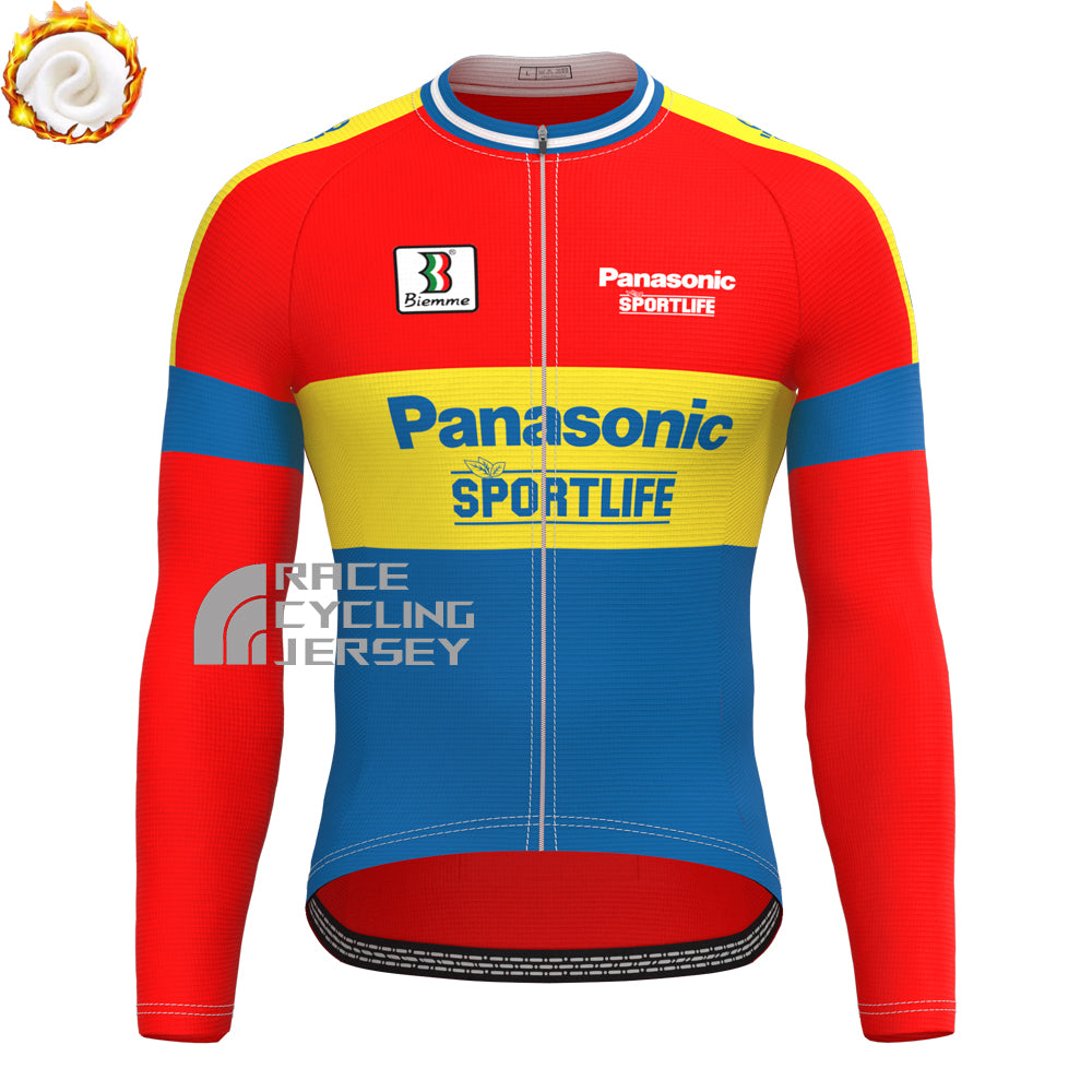 Panasonic SPORTLIFE Fleece Long Sleeves Cycling Kits