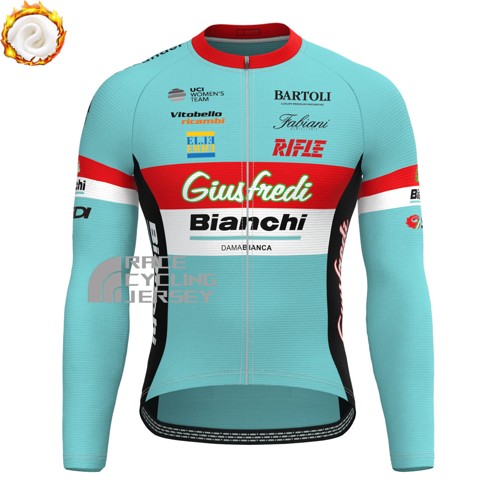 2017 Bianchi Fleece Long Cycling Jersey