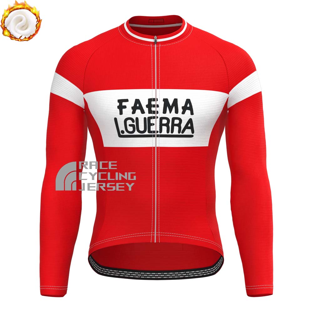 1956 Guerra Fleece Long Sleeves Cycling Kits