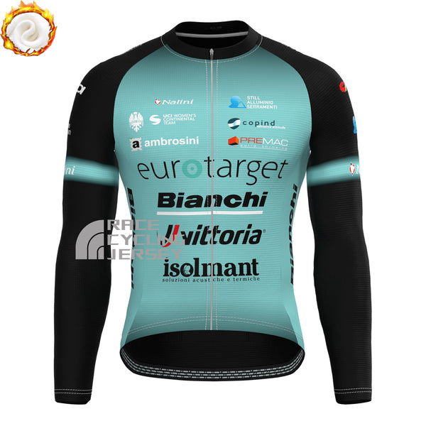 2020 Bianchi Fleece Long Cycling Jersey