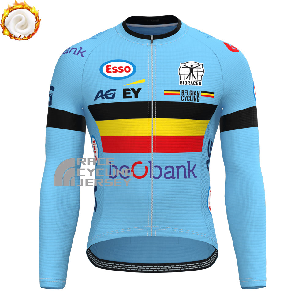 2024 Belgium Fleece Long Cycling Jersey