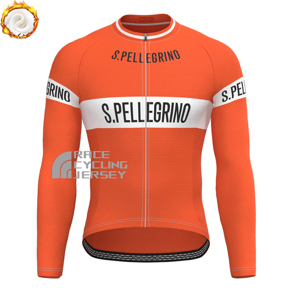 S.PELLEGRINO Fleece Long Cycling Jersey