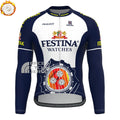 1998 Festina Fleece Long Cycling Jersey