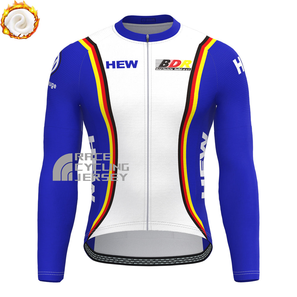 2003 Germany Fleece Long Sleeves Cycling Kits
