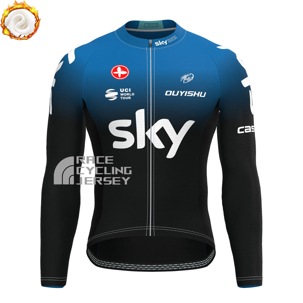 2018 SKY Fleece Long Cycling Jersey