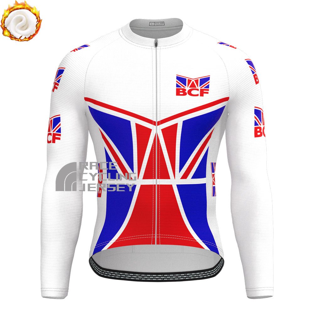 1994 United Kingdom Fleece Long Sleeves Cycling Kits