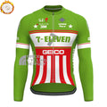 1989 7-Eleven Fleece Long Cycling Jersey