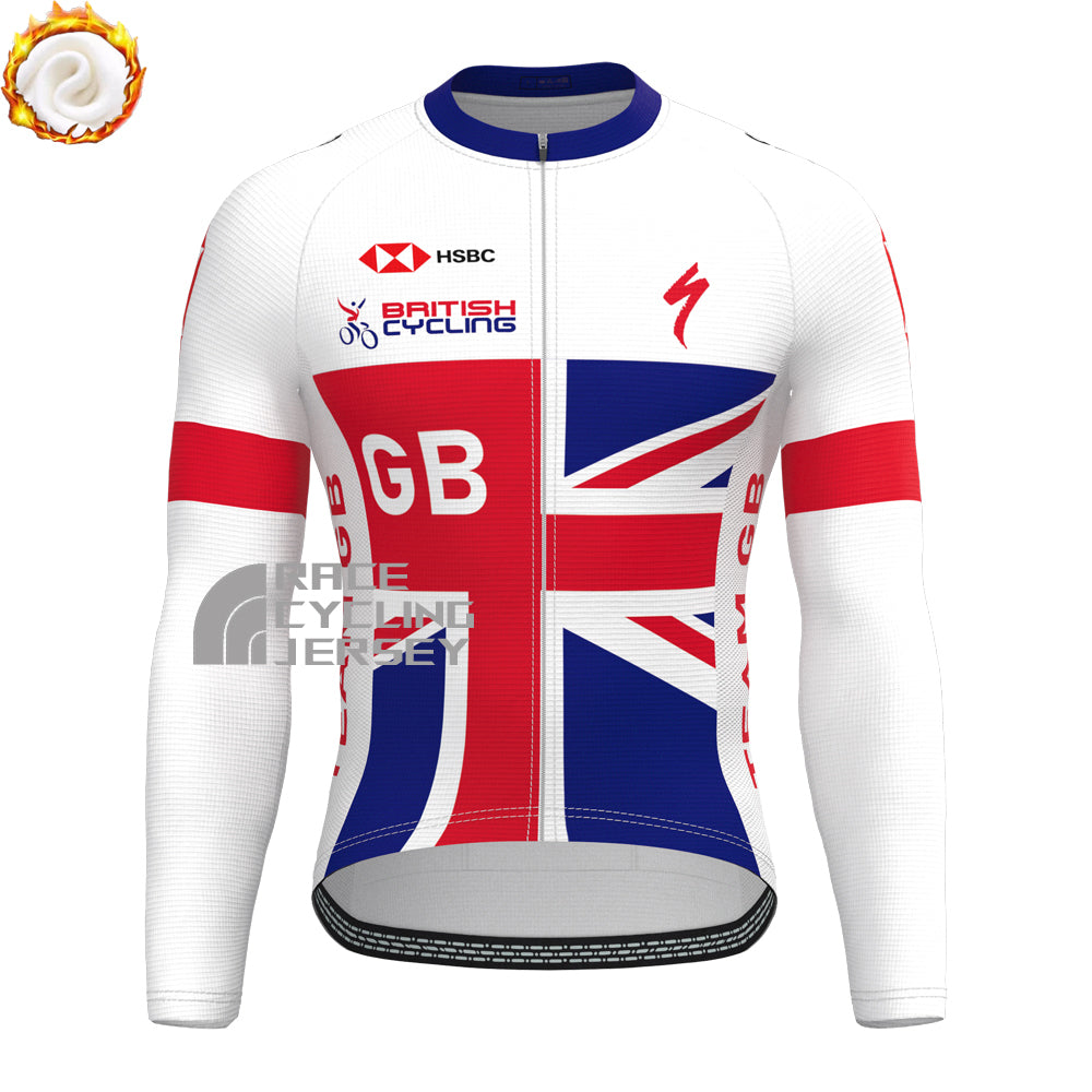 GB Fleece Long Sleeves Cycling Kits