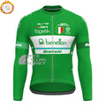 Benetton Bianchi Fleece Long Cycling Jersey
