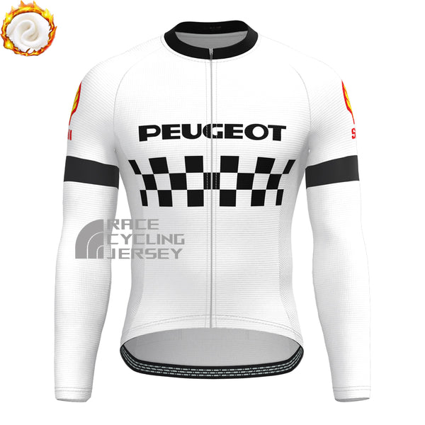 1986 PEUGEOT Fleece Long Cycling Jersey