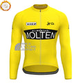 Yellow MOLTENI Fleece Long Cycling Jersey