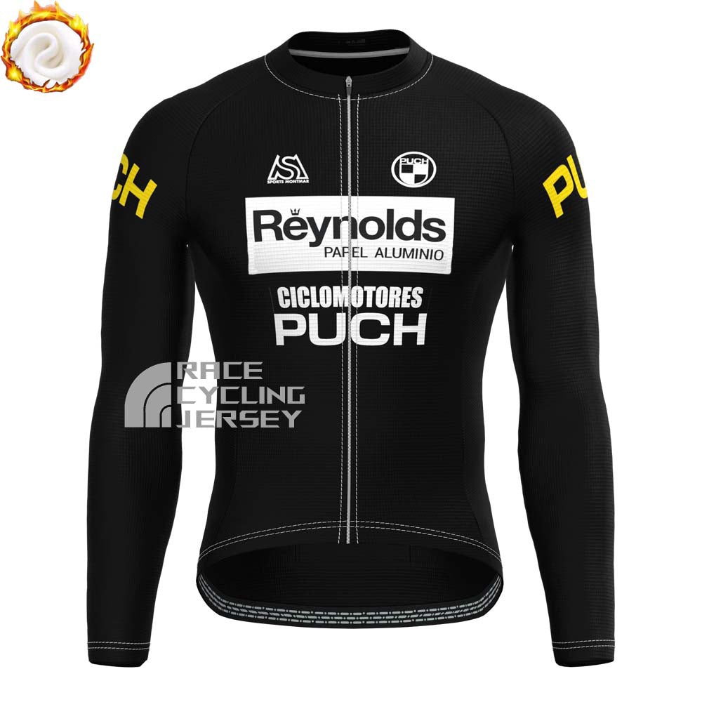 1983 Reynolds Puch Fleece Long Cycling Jersey
