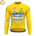 1988 Reynolds Yellow Fleece Long Cycling Jersey