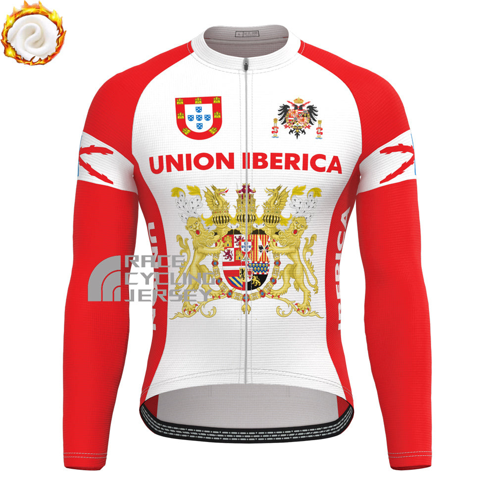 UNION IBERICA Fleece Long Sleeves Cycling Kits