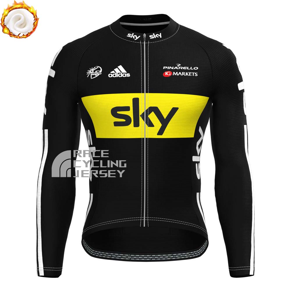 2012 Sky Fleece Long Sleeves Cycling Kits