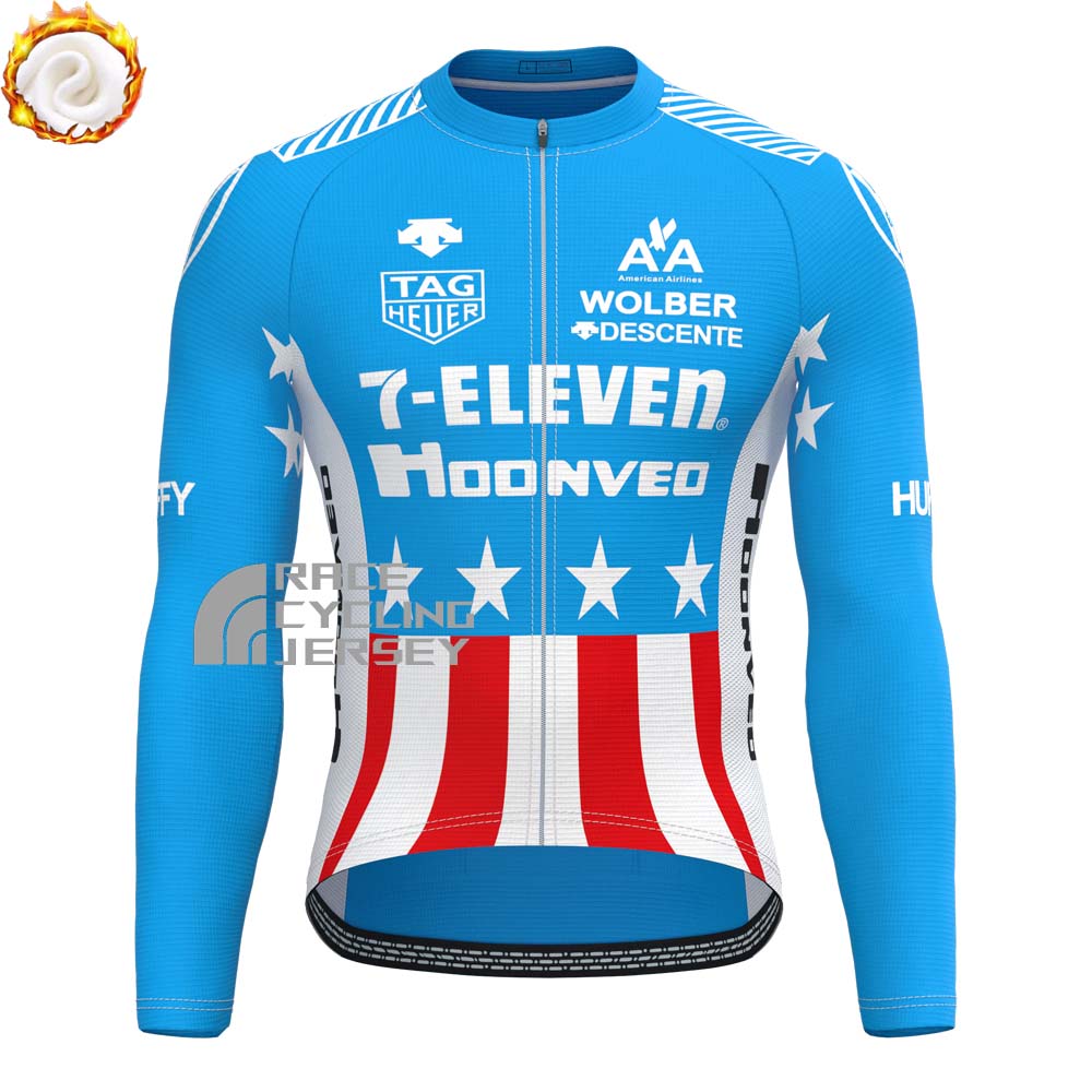1987 7-Eleven Fleece Long Cycling Jersey
