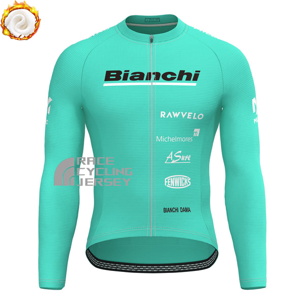 2021 Bianchi Fleece Long Cycling Jersey