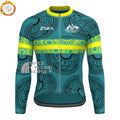 Australia DeSport Fleece Long Cycling Jersey