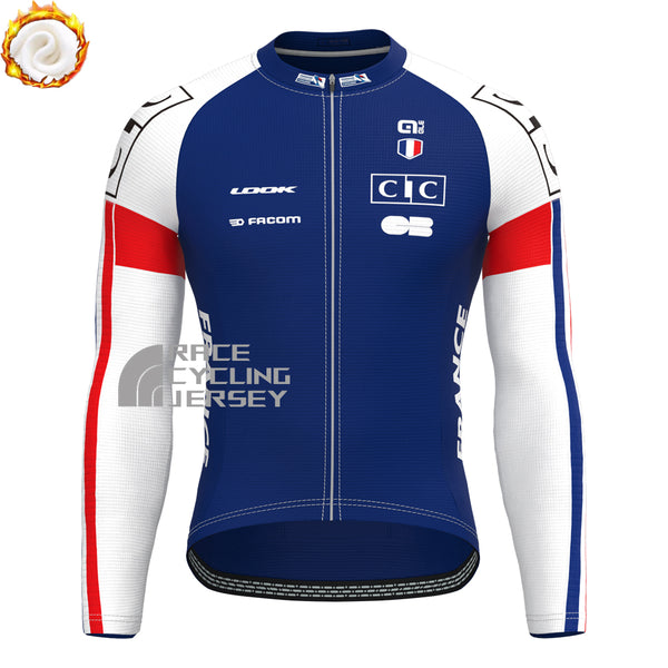 2025 France Fleece Long Cycling Jersey