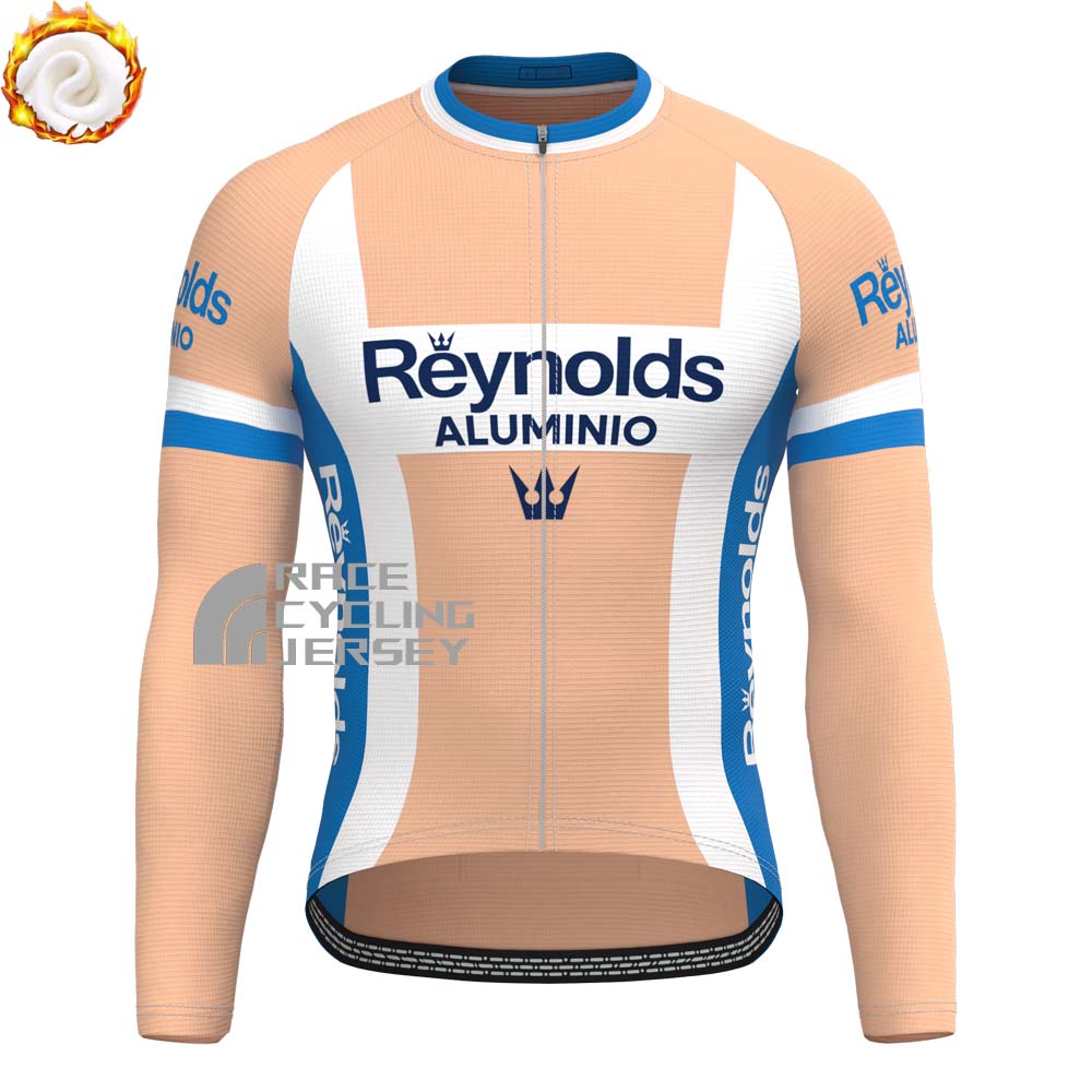 1988 Reynolds Aluminio Fleece Long Sleeves Cycling Kits