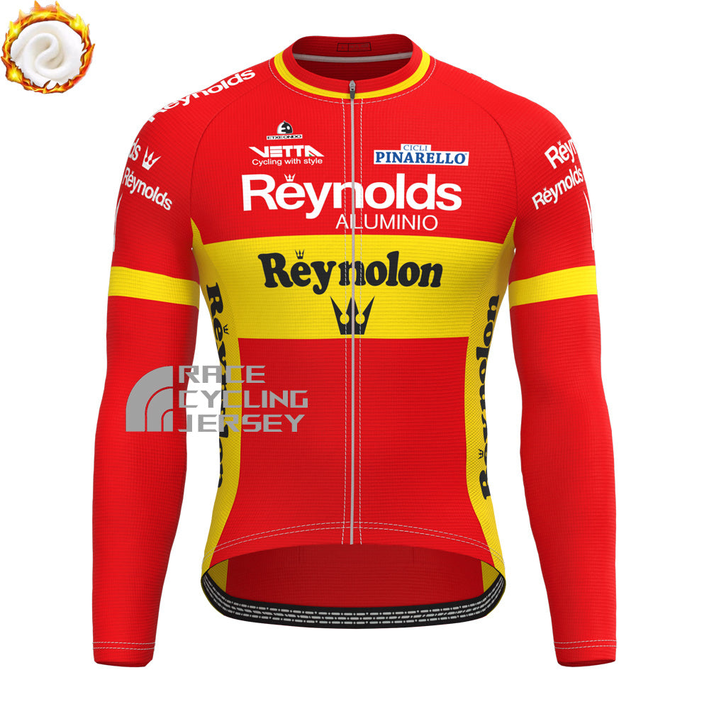 1987 Reynolds Fleece Long Cycling Jersey