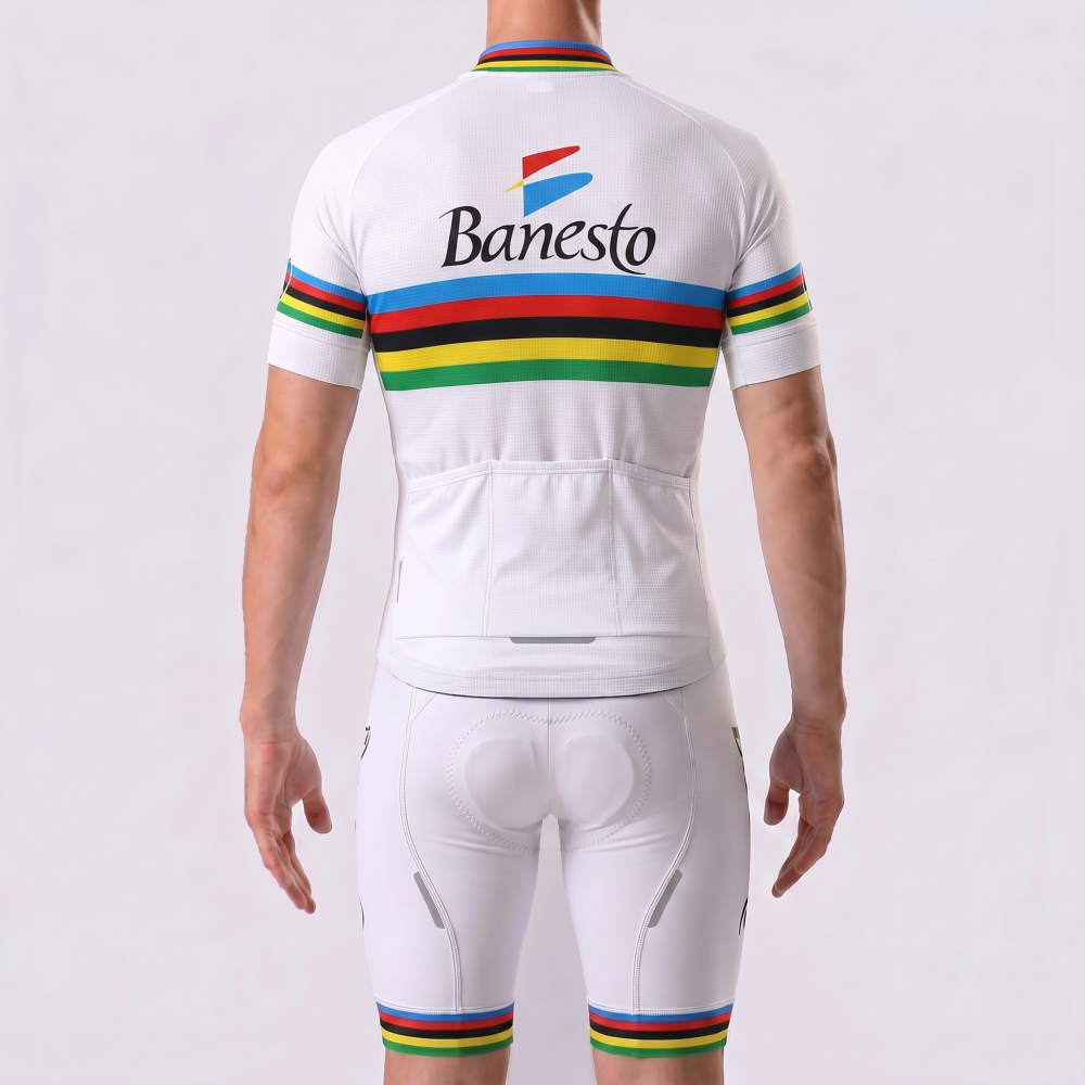 1996 Banesto UCI Short Sleeves Cycling Kits