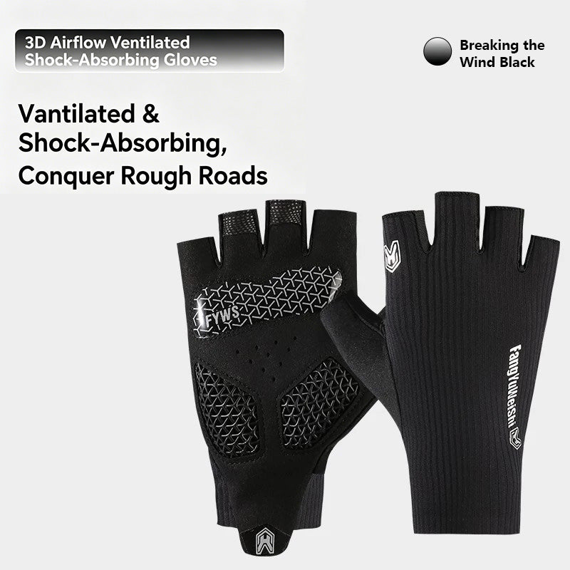 3D Ventilated Shock Absorbing Cycling Gloves