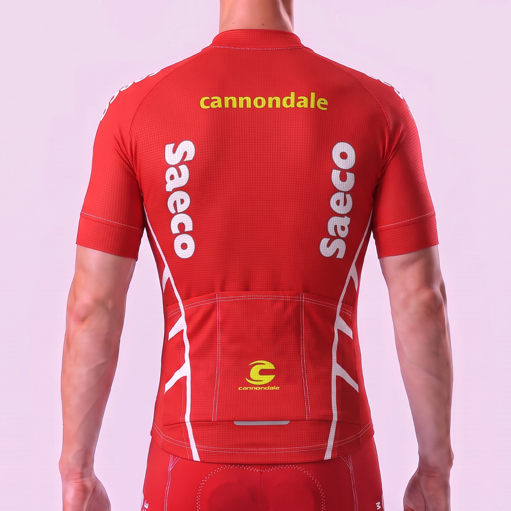1997 Red Short Sleeves Cycling Jersey