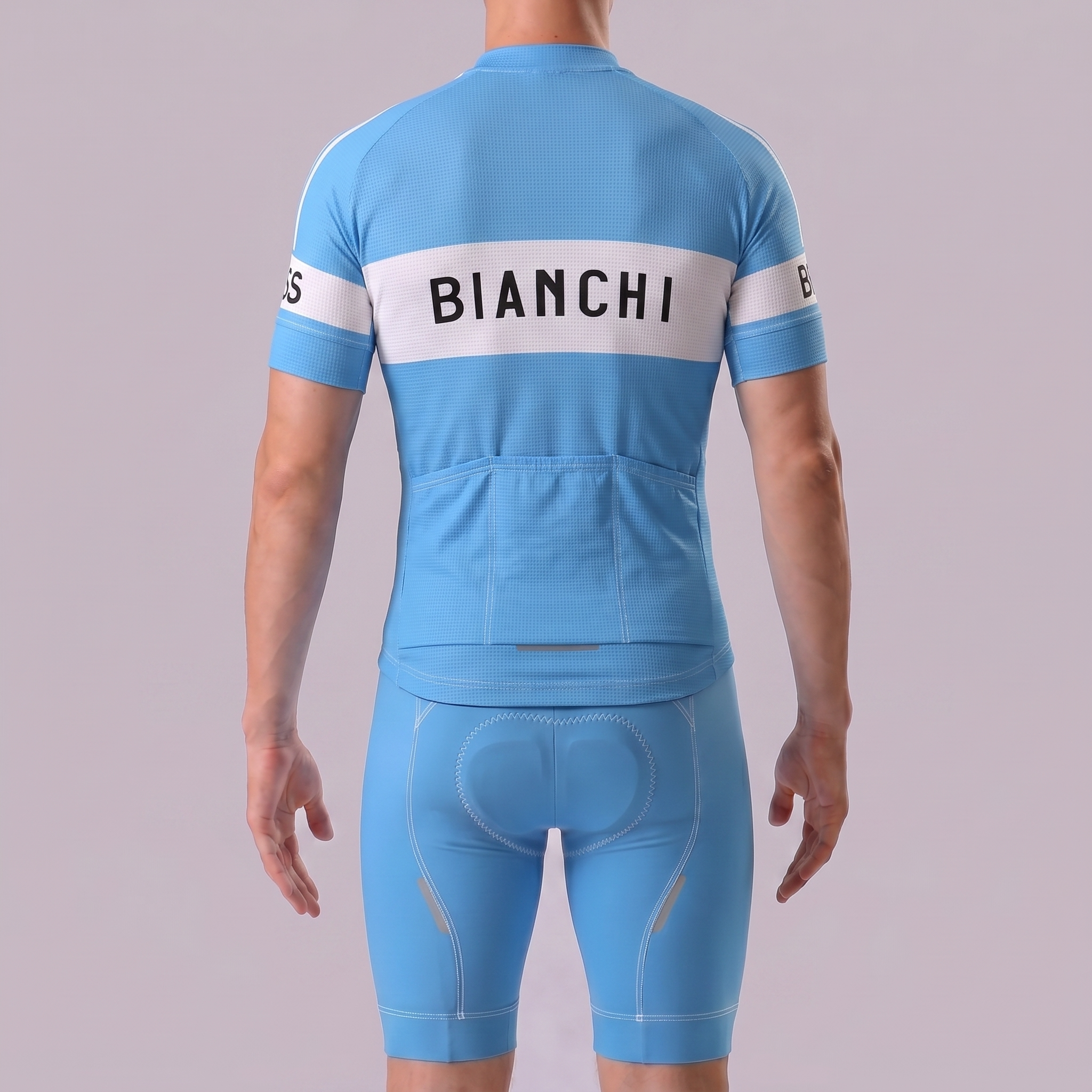 UCI BOOS Bianchi Short Sleeves Cycling Kits