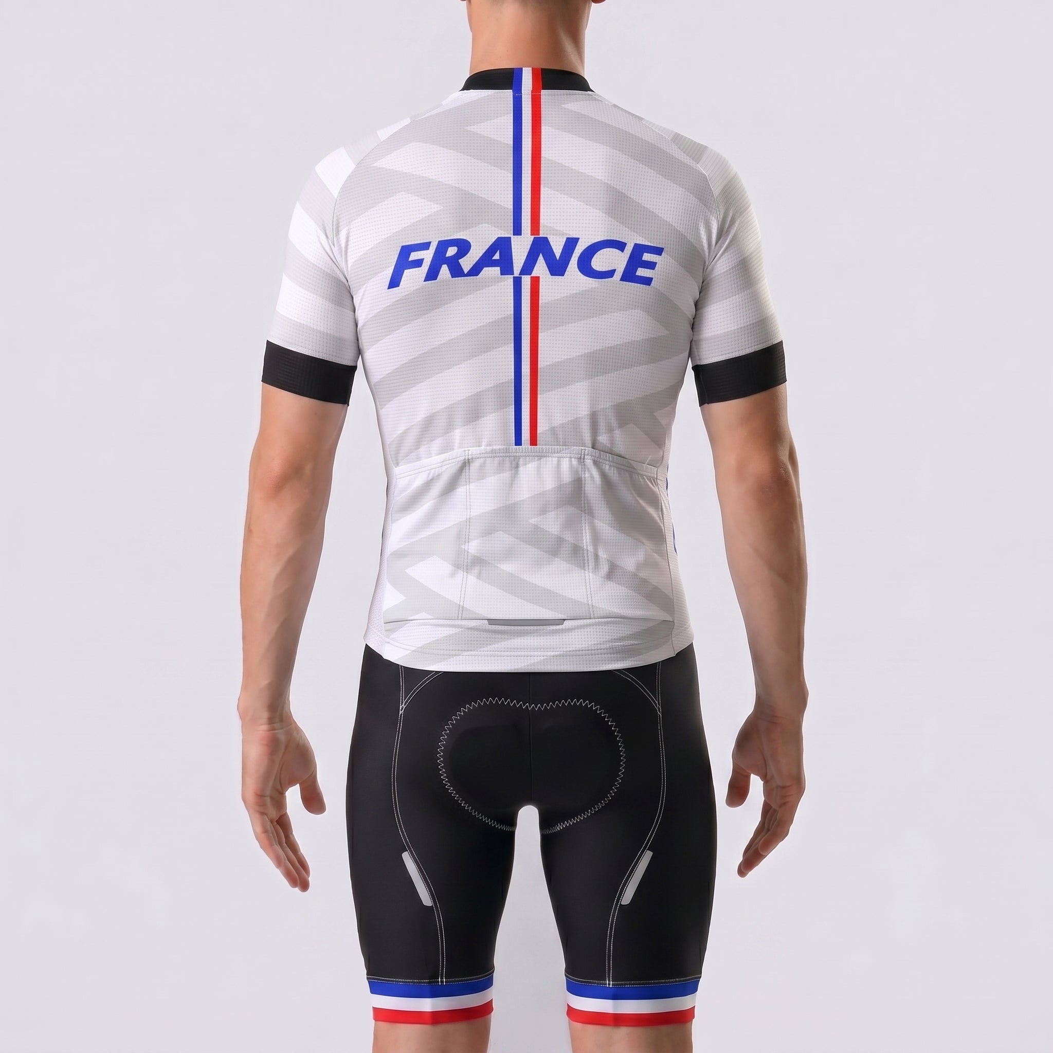 France Stripes Short Sleeves Cycling Kits