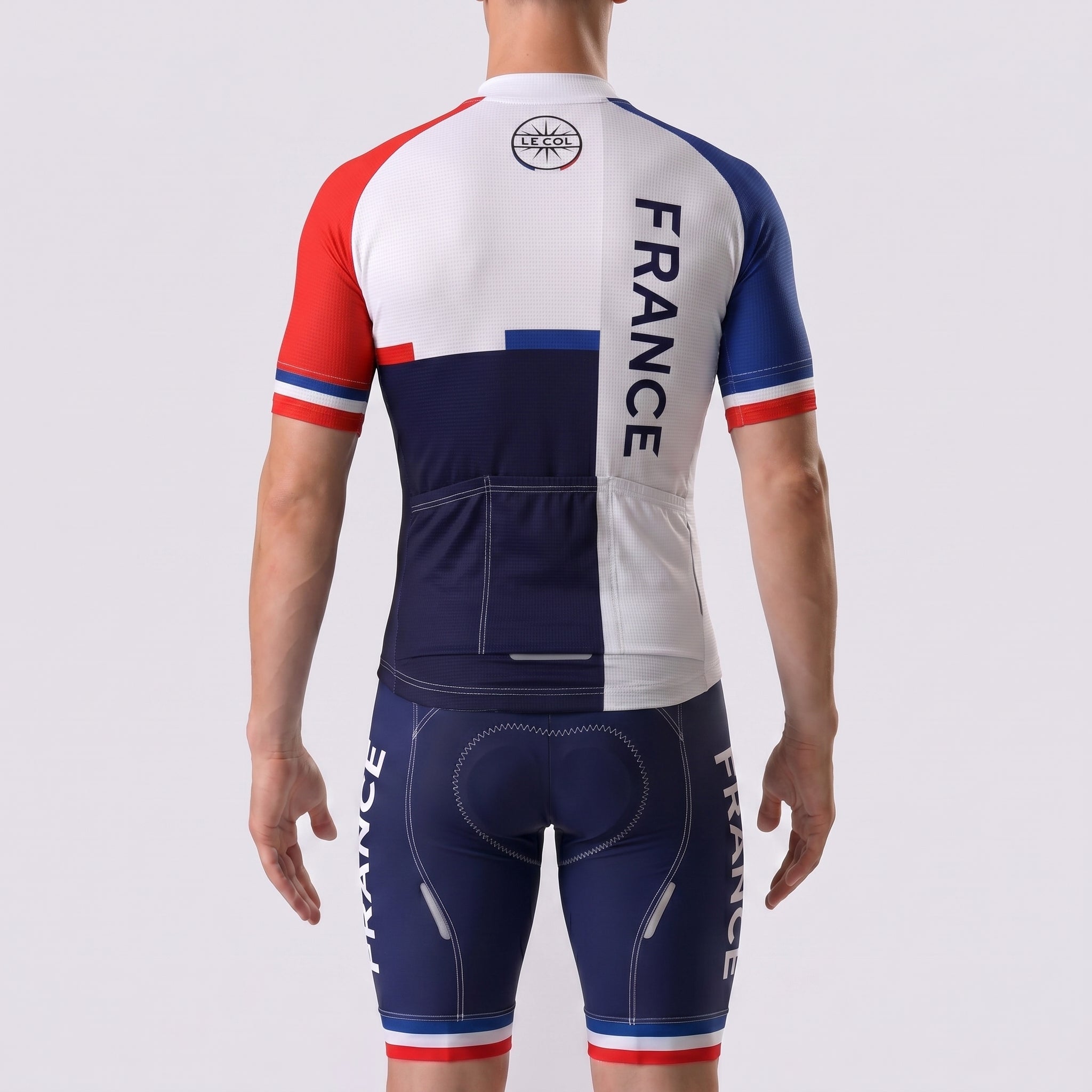 France LE COL Short Sleeves Cycling Kits