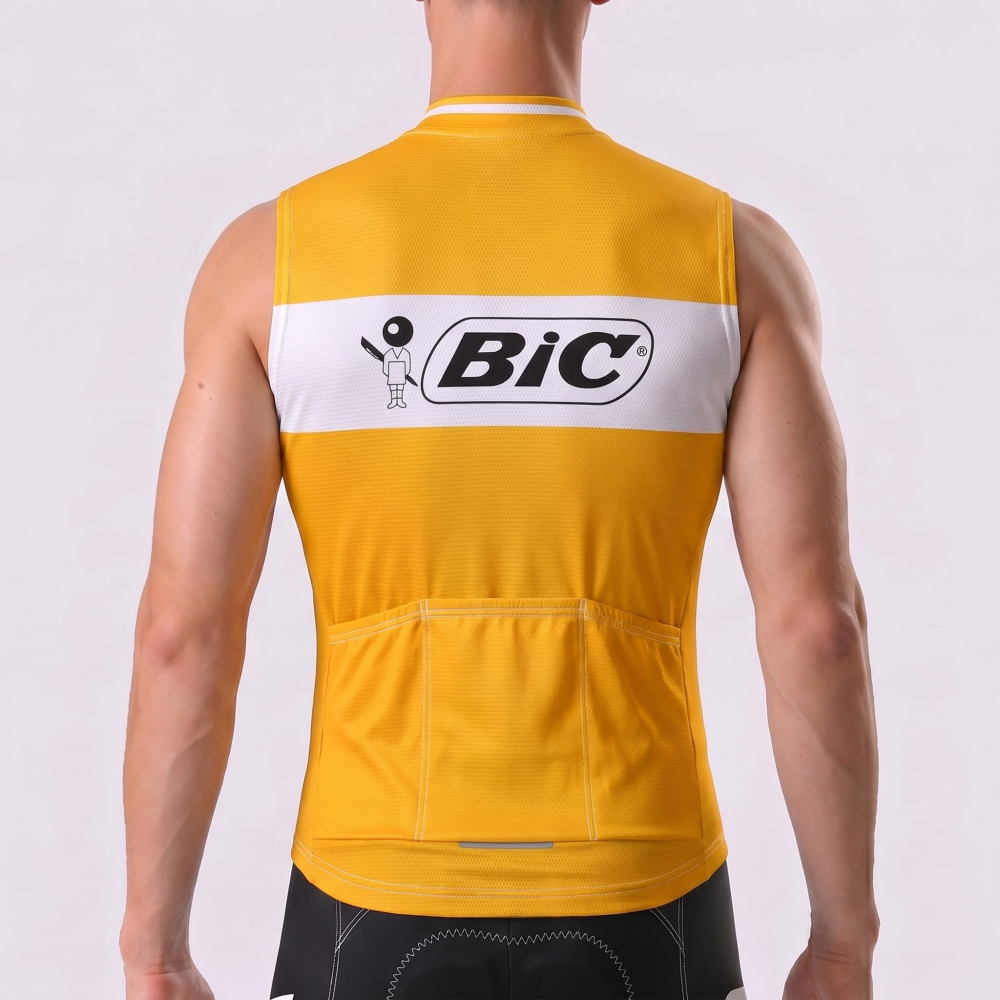 1973 BIC Fleece Sleeveless Cycling Jersey