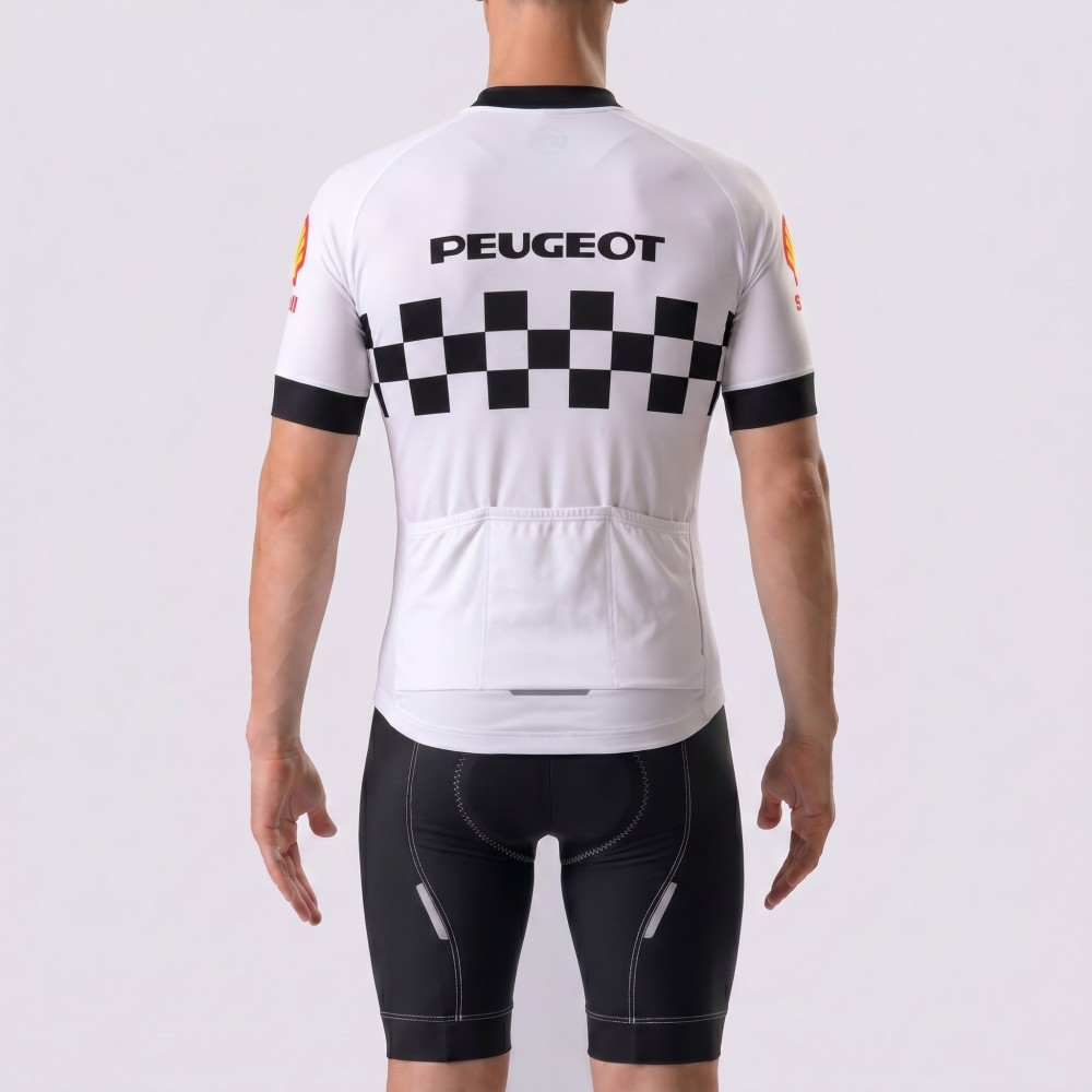 1986 PEUGEOT Short Sleeves Cycling Kits