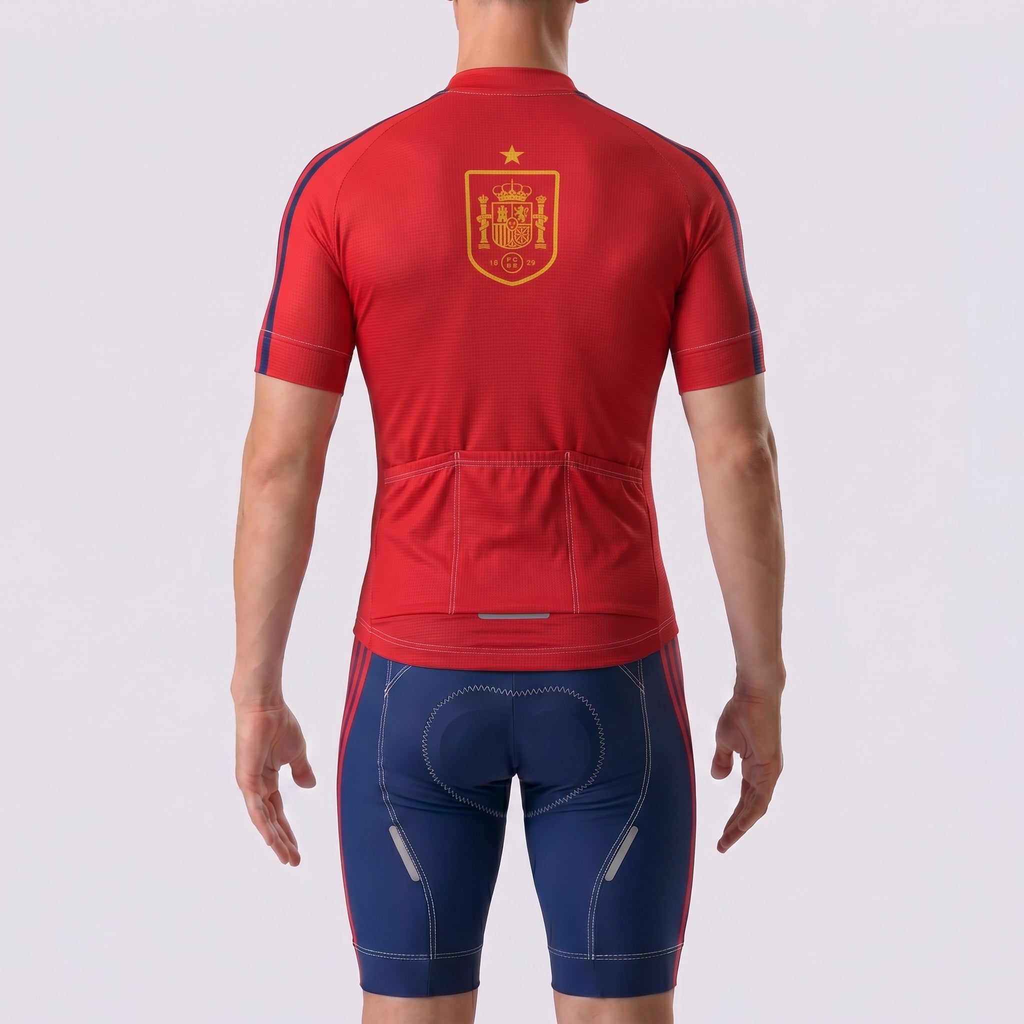 Spain Short Sleeves Cycling Kits