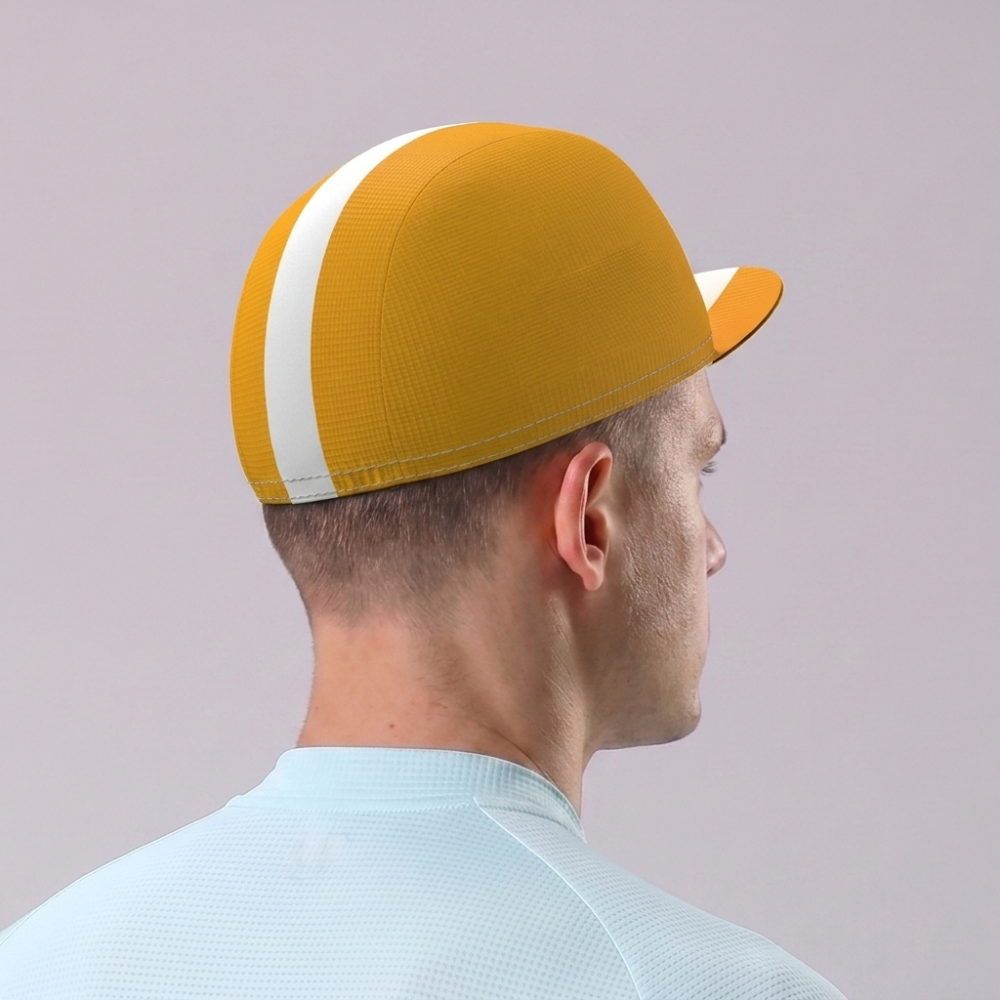 Orange Cycling Cap