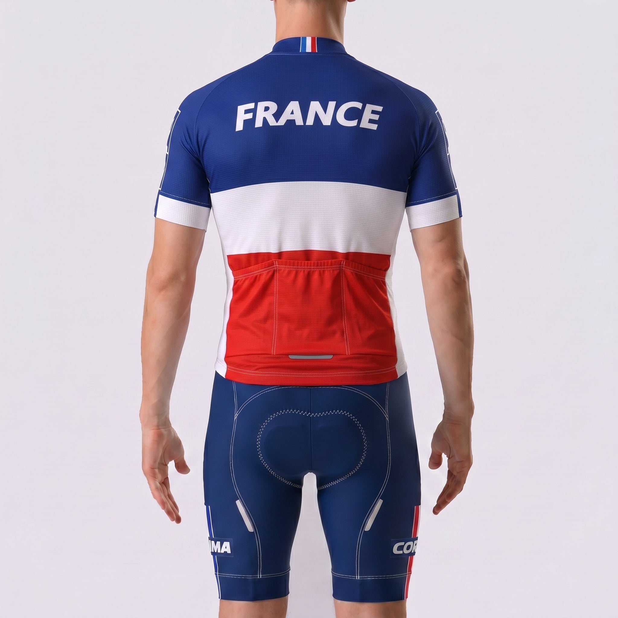 France CORIMA Short Sleeves Cycling Kits