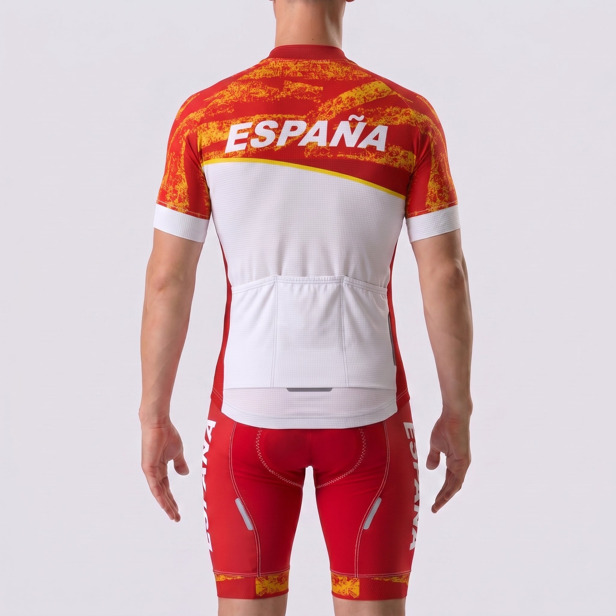 ESPANA White Short Sleeves Cycling Kits