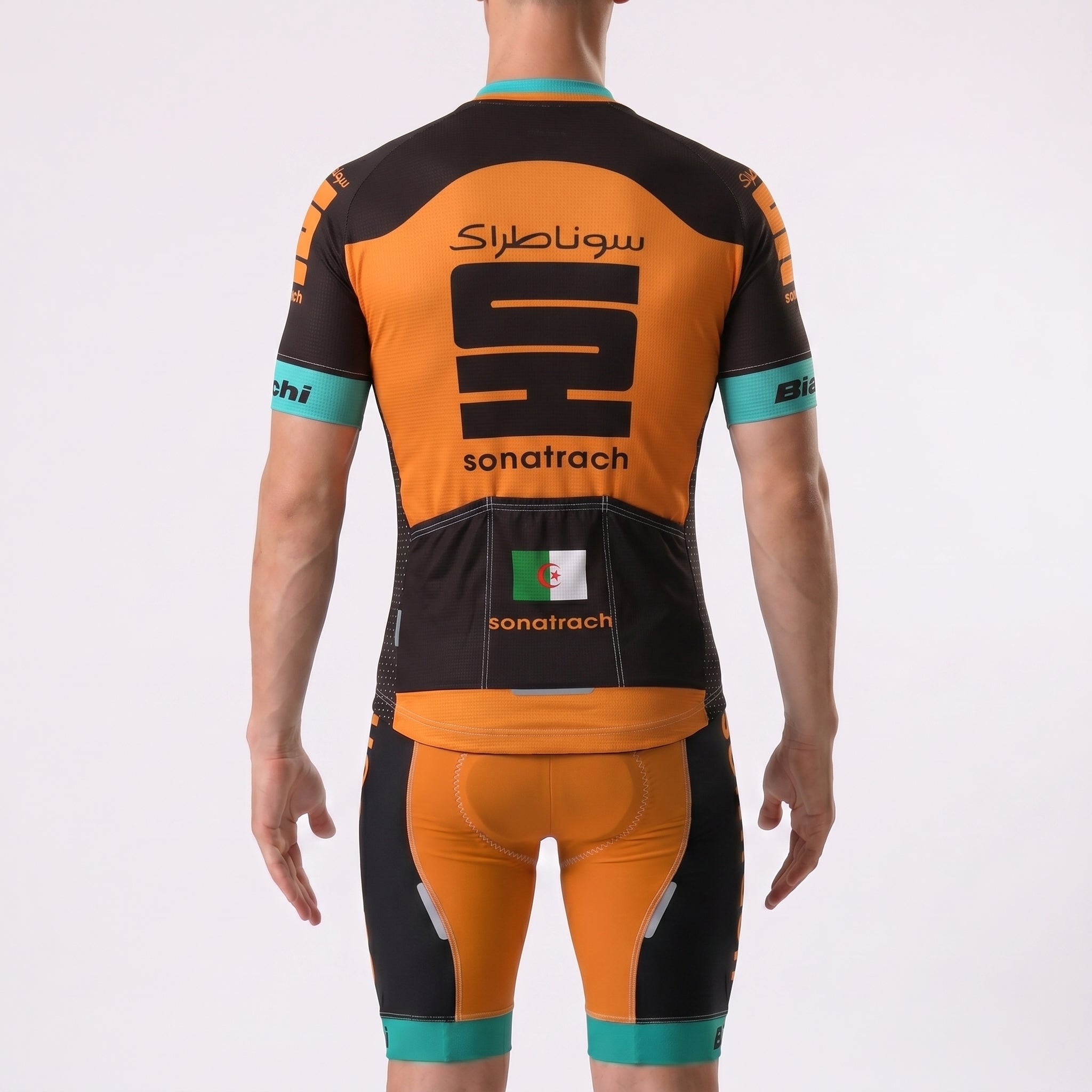 Sonatrach Bianchi Short Sleeves Cycling Kits