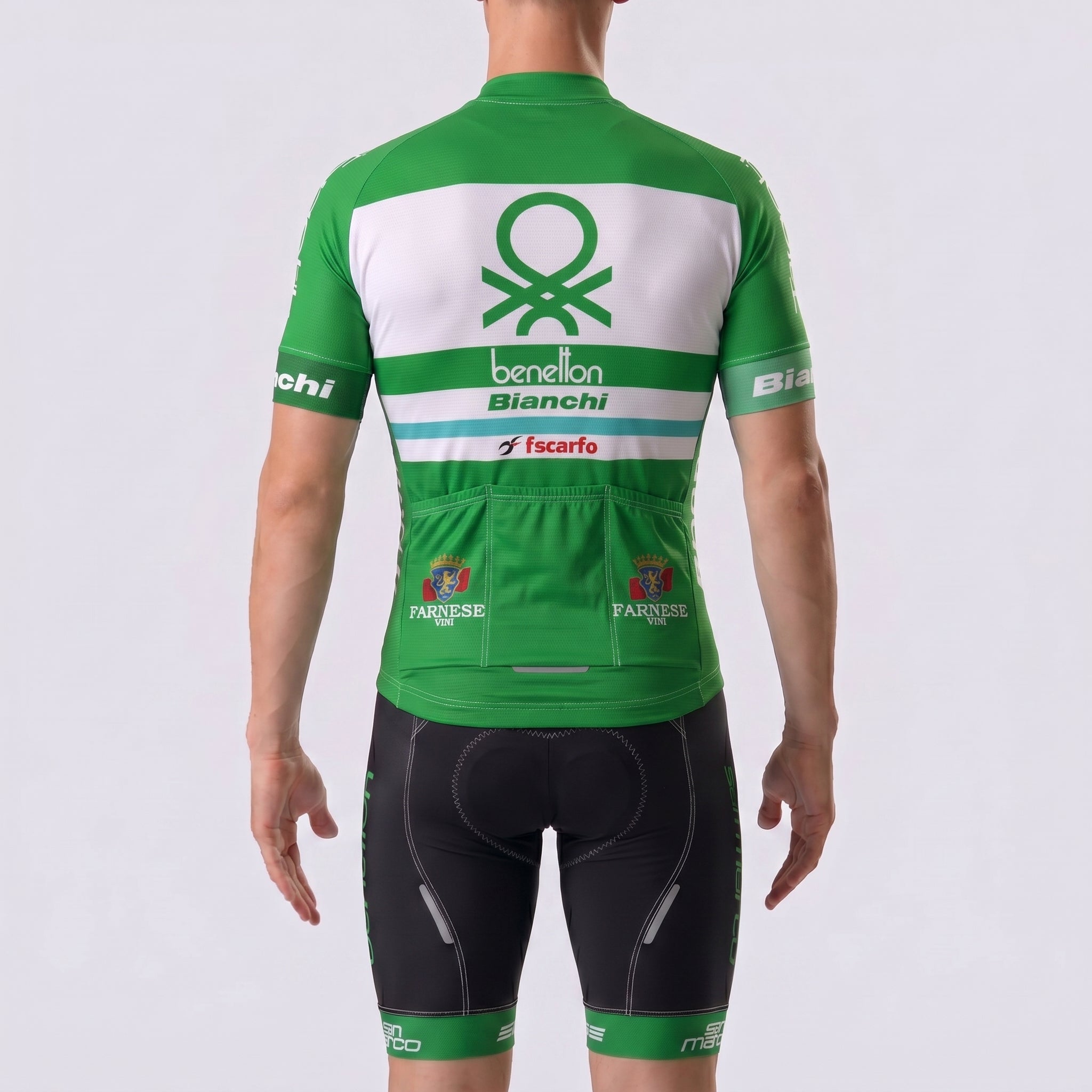 Benetton Bianchi Short Sleeves Cycling Kits