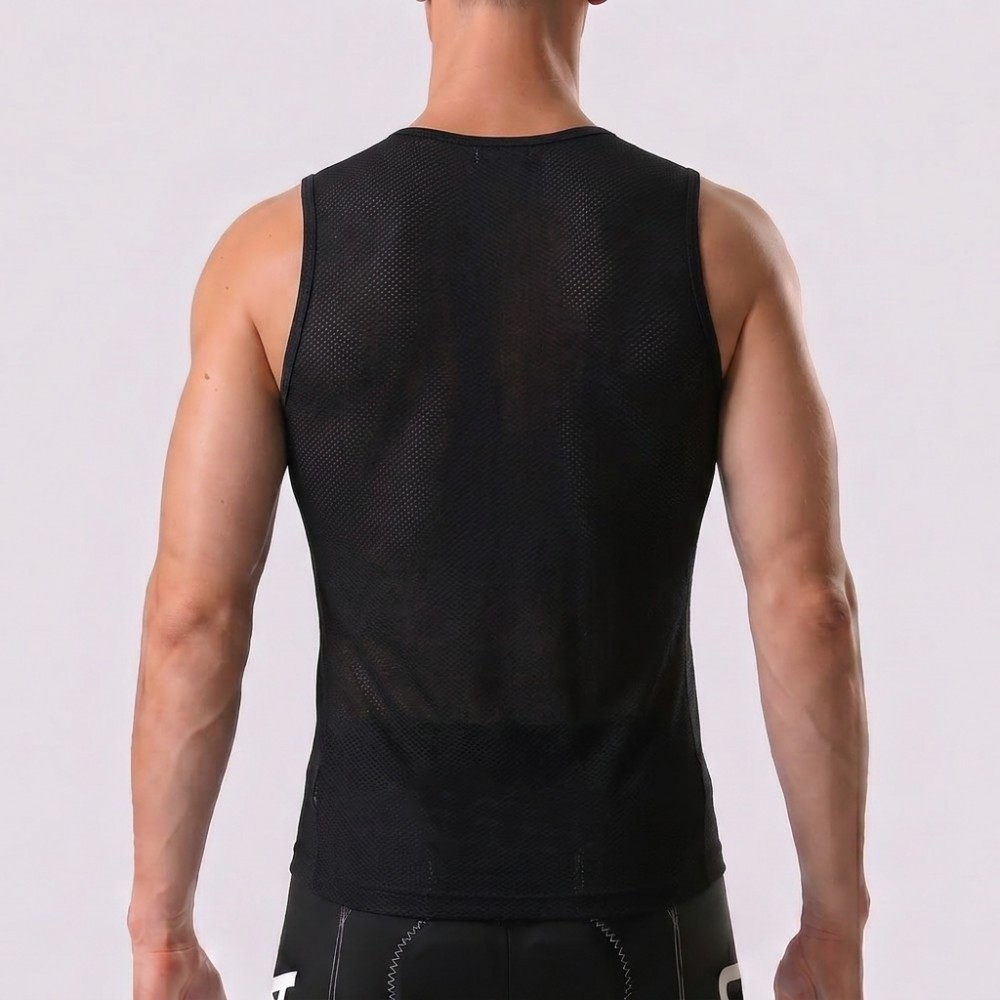 Black Cycling Vests