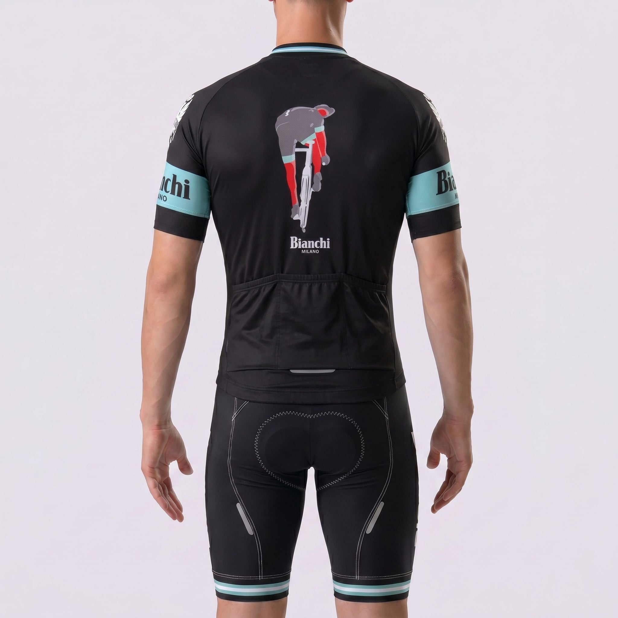 Rider Bianchi Short Sleeves Cycling Kits