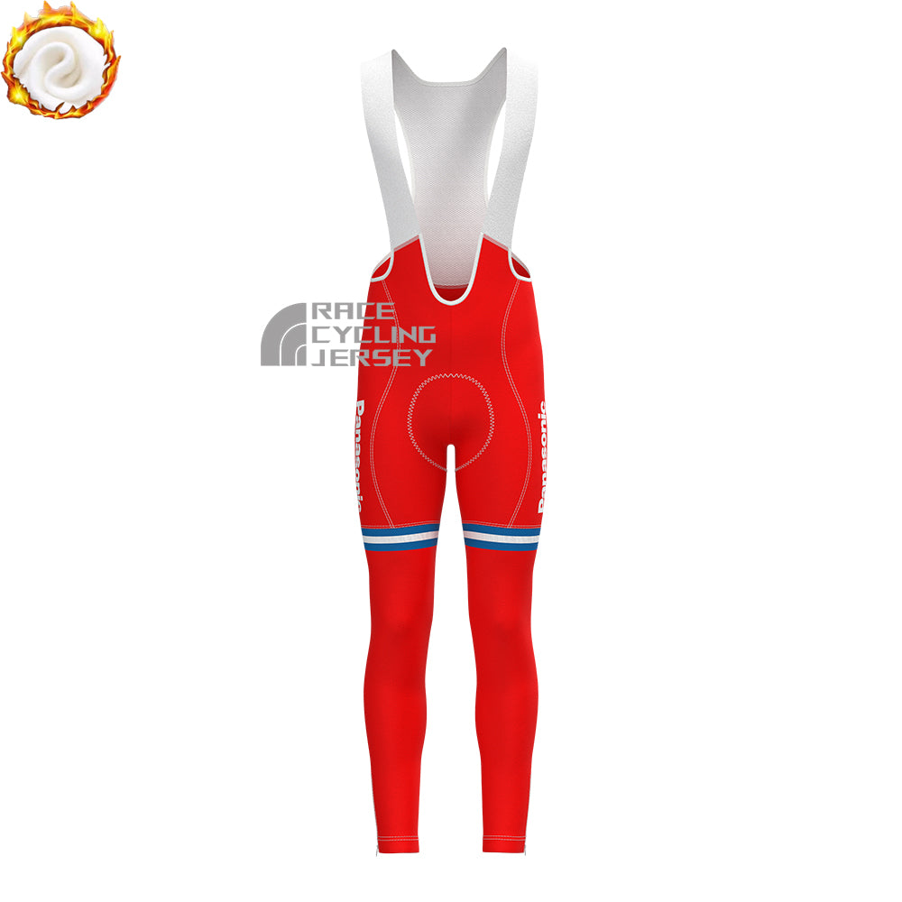 Panasonic SPORTLIFE Fleece Bib Cycling Pants