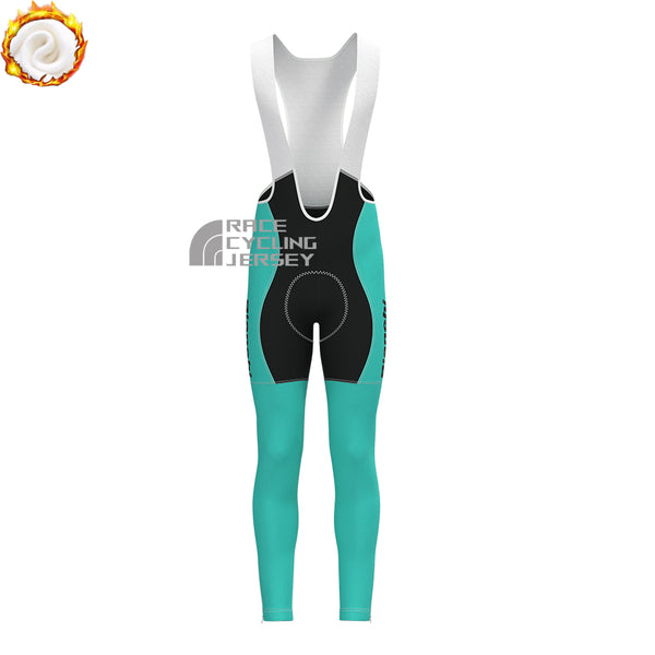 MEDION Bianchi Fleece Bib Cycling Pants