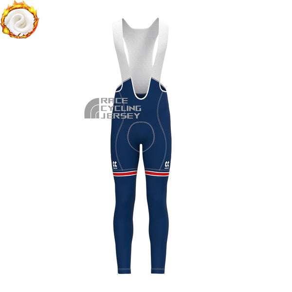 United Kingdom Fleece Bib Cycling Pants