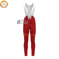 ESPANA Red Fleece Bib Cycling Pants