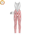 Tour de France Red dot Fleece Bib Cycling Pants
